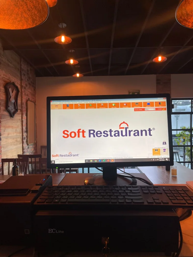 Punto de venta para restaurante · instalación 1