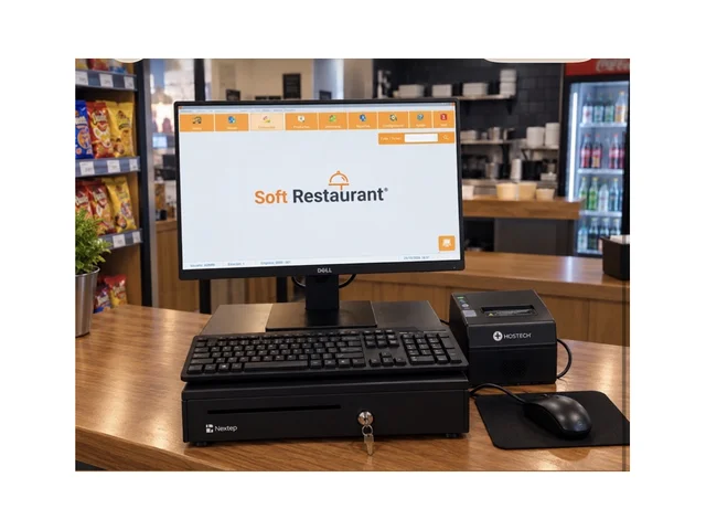 Punto de venta para restaurantes y cafeterías